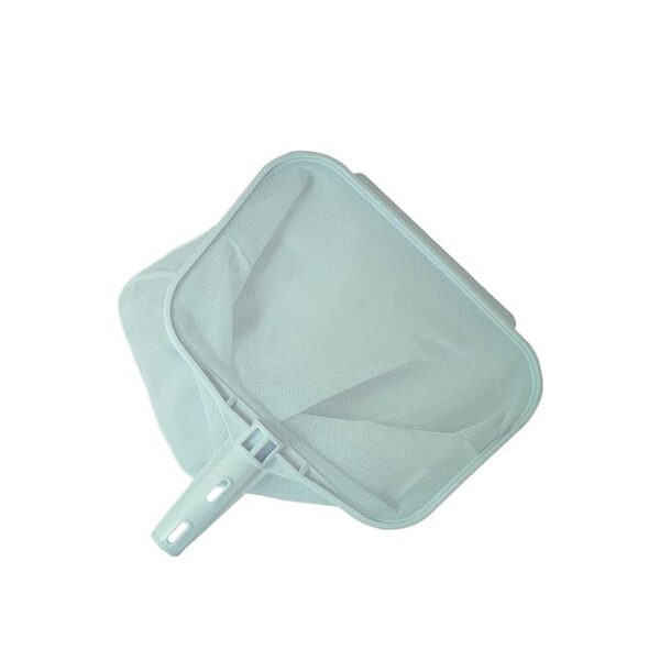 Leaf skimmer with wing nut fastening for swimming pools