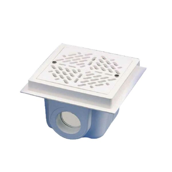 Bueiro quadrado para piscina de betão