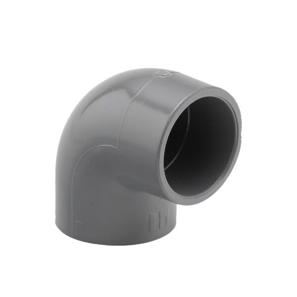 Cotovelo em PVC-U de 90°, Ø50 mm, para colagem, PN16